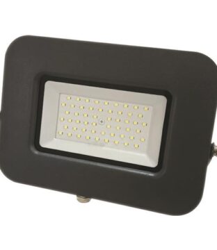 ΠΡΟΒΟΛΕΑΣ LED 50W SMD ΒΑΣΗ 360° ΓΡΑΦΙΤΗΣ IP65 3000K PLUS