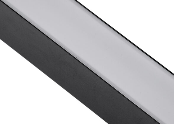 Γραμμικό Φωτιστικό Τοίχου - Απλίκα Linear LED CCT 54W 6500lm 120° AC 220-240V Μ120 x Π3.5 x Υ7cm - Εναλλαγή Φωτισμού μέσω Τηλεχειριστηρίου All In One Ψυχρό 6000k+Φυσικό 4500k+Θερμό 2700k Dimmable - Μαύρο - 3 Years Warranty