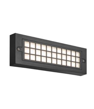 ΦΩΤΙΣΤΙΚΟ ΤΟΙΧΟΥ LED 6W 255x30x90 3CCT IP65 ΜΑΥΡΟ"SENARIO"