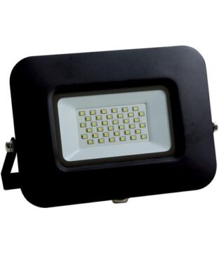 ΠΡΟΒΟΛΕΑΣ LED 30W SMD ΒΑΣΗ 360° ΜΑΥΡΟΣ IP65 4000K PLUS