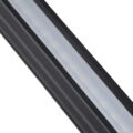 Γραμμικό Κρεμαστό Φωτιστικό Linear LED 18W 2200lm 120° AC 220-240V Μ120 x Π2 x Υ4cm Φυσικό Λευκό 4500K - Μαύρο - 3 Years Warranty