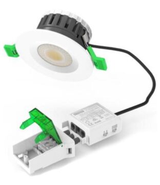 ΦΩΤΙΣΤΙΚΟ ΧΩΝΕΥΤΟ LED Φ90 5/8W 4CCT ΛΕΥΚΟ PRO