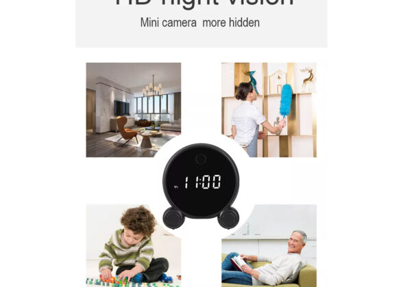 Rechargeable Table Camera 2MP WiFi HD 1080P 120° 5000mAh Two Way Audio Motion Detection & Digital Clock - Επαναφορτιζόμενη Επιτραπέζια Κάμερα 2MP WiFi HD 1080P 120° 5000mAh Διπλή Κατέυθυνση Ομιλίας Ανιχνευτή Κίνησης Ψηφιακό Ρολόι - Μαύρο