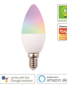 ΛΑΜΠΑ LED SMART WiFi ΚΕΡΙ 6W Ε14 RGBW 220-240V