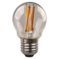 ΛΑΜΠΑ LED ΣΦΑΙΡΙΚΗ CROSSED FILAMENT 4.2W E27 2700K 220-240V