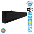 Κυλιόμενη Ψηφιακή Επιγραφή P10 LED SMD AC 220-240V με Wi-Fi - Αδιάβροχή IP54 - Μονής Όψης - Μ168 x Π9 x Υ24cm Πορτοκαλί