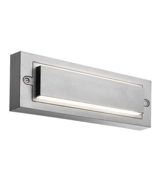 ΦΩΤΙΣΤΙΚΟ ΤΟΙΧΟΥ LED 12W 230x90x100 3CCT IP65 ΓΚΡΙ "LIMA"