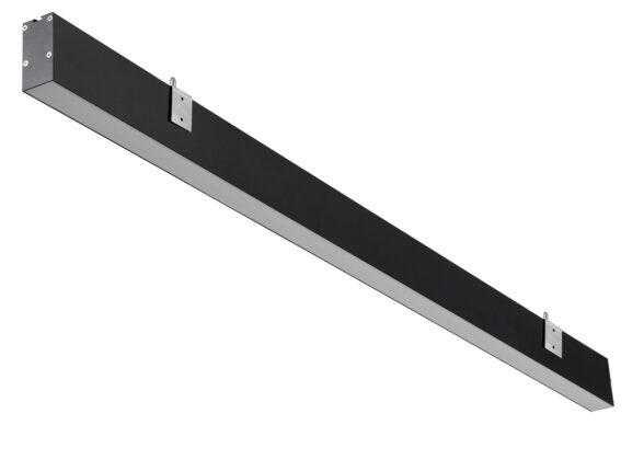 Γραμμικό Φωτιστικό Τοίχου - Απλίκα Linear LED CCT 54W 6500lm 120° AC 220-240V Μ120 x Π3.5 x Υ7cm - Εναλλαγή Φωτισμού μέσω Τηλεχειριστηρίου All In One Ψυχρό 6000k+Φυσικό 4500k+Θερμό 2700k Dimmable - Μαύρο - 3 Years Warranty