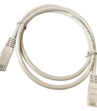 ΚΑΛΩΔΙΟ PATCH CORD UTP CAT-6e 26AWG ΓΚΡΙ 1m