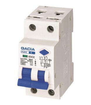 ΡΕΛΕ RCBO ΔΙΠΟΛΙΚΟ 10A 6KA 30mA 1+N GACIA TYPE B