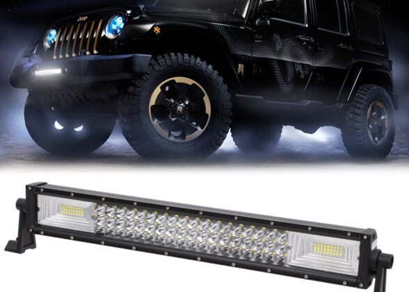 PRO Series Μπάρα Ίσια - Straight TRI-ROW 7D για Αυτοκίνητα & Φορτηγά LED CREE XBD 270W 27000lm 15° & 60° DC 10-30V Αδιάβροχη IP65 Ψυχρό Λευκό 6000K