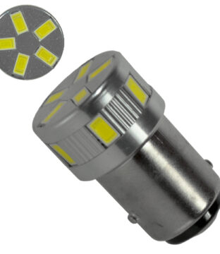 Λαμπτήρας LED 1157 11 SMD 5730 Ψυχρό Λευκό GloboStar 04486