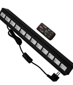 LED Μπάρα Φωτισμού UV 50cm 36W 230V 120° DMX512 με Ασύρματο Χειριστήριο Black Light