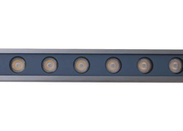 LED Wall Washer Αρχιτεκτονικού Φωτισμού 100cm GENIUS 24W CREE 24v 2880lm Δέσμης 10-30° Μοιρών Αδιάβροχο IP66 Θερμό Λευκό - Πορτοκαλί 2200k GloboStar 05101