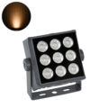 Προβολέας Wall Washer για Φωτισμό Κτιρίων LED 27W 2295lm 3° DC 24V Αδιάβροχο IP65 L13.8 x W16.4 x H7cm Αρχιτεκτονικό Πορτοκαλί 2200K - Γκρι Ανθρακί - 3 Years Warranty