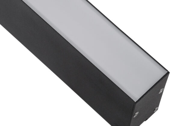 Γραμμικό Φωτιστικό Τοίχου - Απλίκα Linear LED CCT 54W 6500lm 120° AC 220-240V Μ120 x Π3.5 x Υ7cm - Εναλλαγή Φωτισμού μέσω Τηλεχειριστηρίου All In One Ψυχρό 6000k+Φυσικό 4500k+Θερμό 2700k Dimmable - Μαύρο - 3 Years Warranty