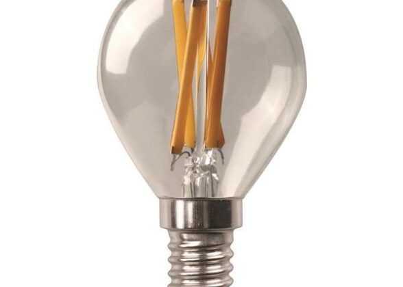 ΛΑΜΠΑ LED ΣΦΑΙΡΙΚΗ CROSSED FILAMENT 4.2W E14 2700K 220-240V