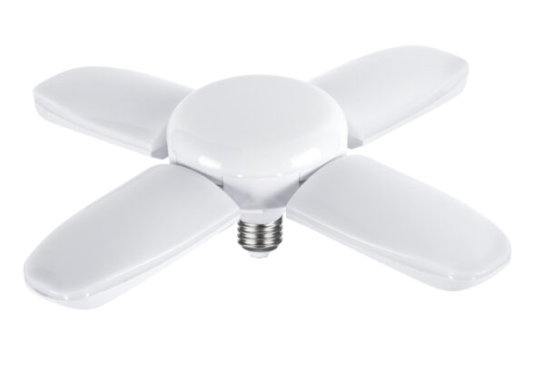 Λάμπα LED E27 Fan Blade 60W 6780lm 180° AC 220-240V IP20 Φ35 x Υ10cm Φυσικό Λευκό 4000K - 2 Χρόνια Εγγύηση