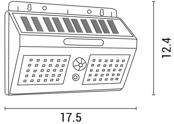 ΑΠΛΙΚΑ ΜΕ ΗΛΙΑΚΟ PANEL & ΑΝΙΧΝΕΥΤΗ ΚΙΝΗΣΗΣ 1,20W 6500Κ PLUS