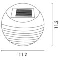 ΑΠΛΙΚΑ ΜΕ ΗΛΙΑΚΟ PANEL Φ112x40mm 3000Κ