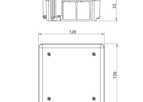 ΜΠΟΥΑΤ ΧΩΝΕΥΤΟ 105Χ105Χ50 ΓΥΨΟΣΑΝΙΔΑΣ 850°C