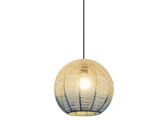 ΦΩΤΙΣΤΙΚΟ ΚΡΕΜΑΣΤΟ ΜΟΝΟΦΩΤΟ Ε27 D39*H166CM RATTAN ΑΣΠΡΟ ΓΑΛΑΖΙΟ