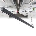 Γραμμικό Κρεμαστό Φωτιστικό Linear LED 18W 2230lm 60° AC 220-240V Μ120 x Π2 x Υ4cm Ψυχρό Λευκό 6000K - Μαύρο - 3 Years Warranty