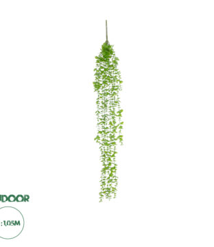 GloboStar® Artificial Garden HANGING EUCALYPTUS 20812 Τεχνητό Διακοσμητικό Κρεμαστό Φυτό Ευκάλυπτος Μ16 x Π9 x Υ105cm