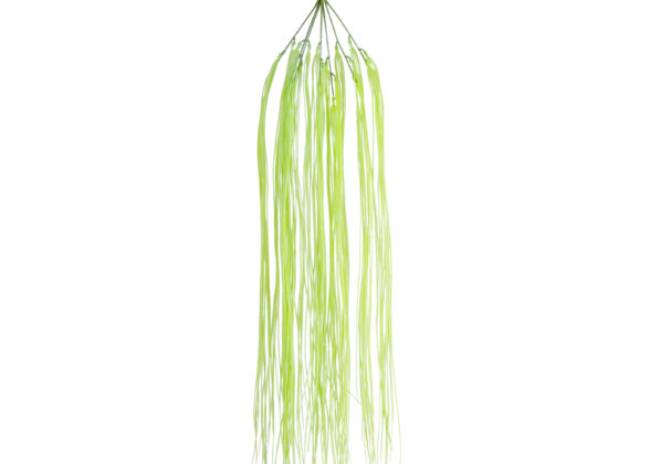 GloboStar® Artificial Garden HANGING GRASS 20813 Τεχνητό Διακοσμητικό Κρεμαστό Φυτό Grass Μ18 x Π4 x Υ81cm