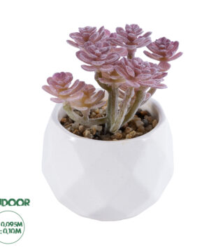 GloboStar® Artificial Garden SUCCULENT SEDUM 20988 Διακοσμητικό Φυτό Παχύφυτο Σέδο Υ10cm