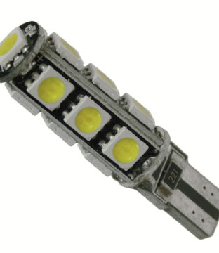 Λαμπτήρας LED T10 Can Bus με 13 SMD 5050 Ψυχρό Λευκό GloboStar 21540