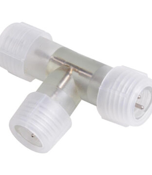 Ταφ Τ Connector Αδιάβροχος IP68 για Φωτοσωλήνα LED GloboStar 22636