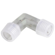 Γωνία L Connector Αδιάβροχος IP68 για Φωτοσωλήνα LED GloboStar 22637