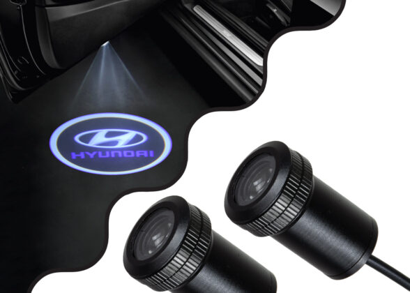 HYUNDAI Ghost Car Brand Logo Projector - Προτζέκτορας Προβολής Μάρκας Αυτοκινήτου LED CREE XHP35 3W 240lm 120° DC 12V IP20 Ψυχρό Λευκό 6000K