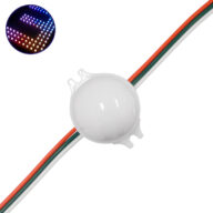 20 Τεμάχια x LED Magic Digital Στρογγυλό Module Φ3 CM RGBW 0.72W 12V GloboStar 30544