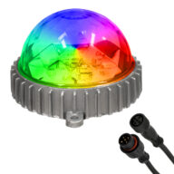 Ψηφιακό LED Module GENIUS DMX512 Addressable 5W 400 lm 320° DC 24V Αδιάβροχο IP68 RGB Φ12 x Υ7cm