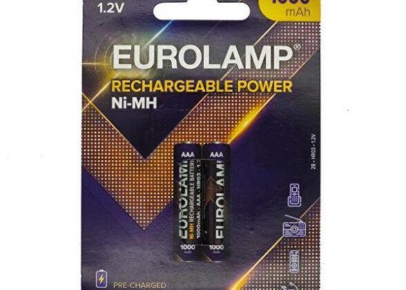 ΕΠΑΝΑΦΟΡΤΙΖΟΜΕΝΗ ΜΠΑΤΑΡΙΑ Ni-MH 1.2 V AAA HR03 1000mAh 2ΤΜΧ