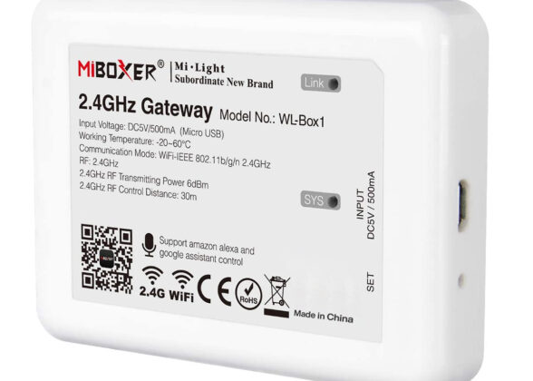 WL-Box1 Mi-BOXER Smart Bridge Gateway RF 2.4GHz to WiFi IEEE 802.11b/g/n DC 5V 500mA - IP20 - Μ9 x Π6.6 x Υ15cm - 5 Years Warranty