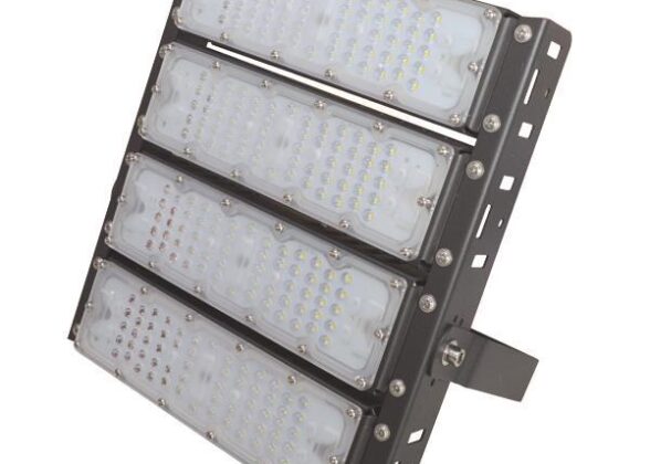 ΠΡΟΒΟΛΕΑΣ LED SMD 4Χ50/200W AC100-240V ΜΑΥΡΟΣ IP65 6500K PLUS