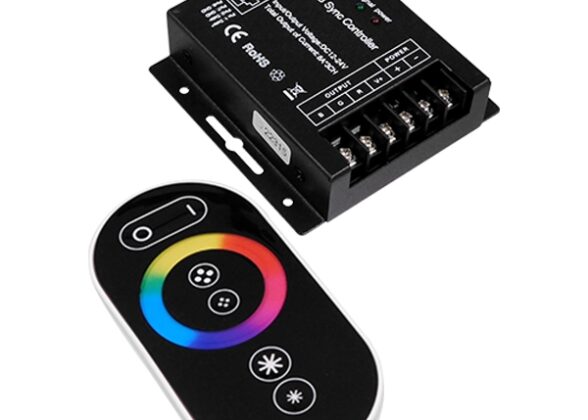 Ασύρματος LED RGB Controller με Χειριστήριο Αφής 2.4G RF SYNC 12V (288w) - 24V (576w) DC