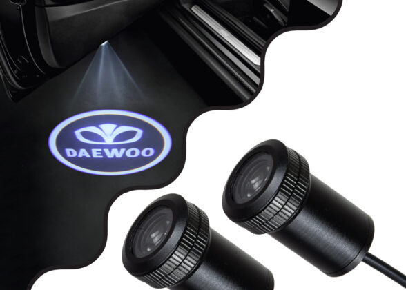 DAEWOO Ghost Car Brand Logo Projector - Προτζέκτορας Προβολής Μάρκας Αυτοκινήτου LED CREE XHP35 3W 240lm 120° DC 12V IP20 Ψυχρό Λευκό 6000K