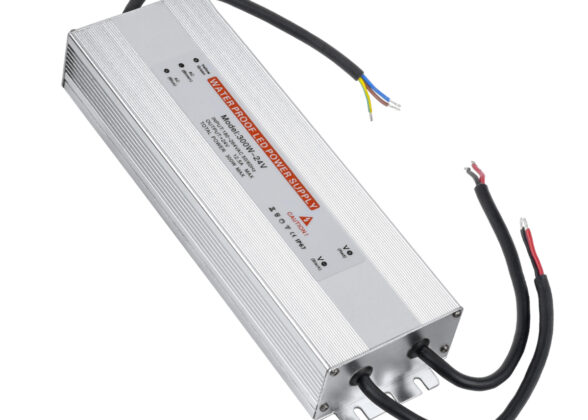 Μεταλλικό Τροφοδοτικό SELV για Προϊόντα LED 300W 12.5A - AC 220-240V σε DC 24V - Αδιάβροχο IP67 Μ24.5 x Π7.5 x Υ4cm - 3 Years Warranty