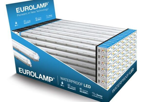 ΕΚΘΕΤΗΡΙΟ ΓΙΑ ΣΤΕΓΑΝA ΦΩΤΙΣΤΙΚΑ ΜΕ ΛΑΜΠΑ LED TUBE 1,20m 134Χ82Χ88