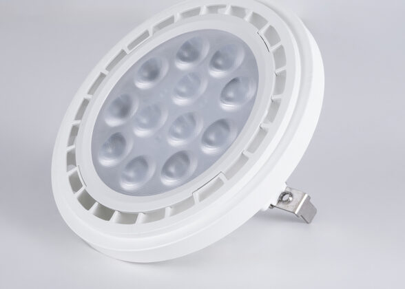 Σποτ LED GU5.3 AR111 12W 1200lm 36° AC 220-240V IP20 Φ11 x Υ7cm Ψυχρό Λευκό 6000K - 1 Χρόνο Εγγύηση