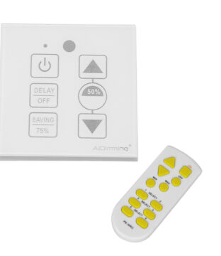 Ασύρματο LED Dimmer Τοίχου Αφής Λευκό 220v (200w) Trailing Edge