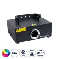 Επαγγελματικό Laser Projector 1000Mw 1W 230V 1° DMX512 RGB GloboStar 51127