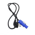 Ρευματολήπτης POWERCON 2 Pin Μήκος 110cm Schuko EU Plug High Quality