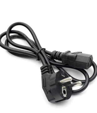 Ρευματολήπτης PC IEC-320-C13 3 Pin Μήκος 110cm Schuko EU Plug High Quality