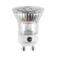 Σποτ LED GU10 MR11 4W 300lm 120° AC 85-265V με Λευκό Γαλακτερό Γυαλί Κόκκινο – 2 Χρόνια Εγγύηση