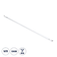 Μεταλλικό Σκαφάκι για 1 x Λάμπα 120CM T8 G13 LED AC 220-240V IP20 Μ120 x Π3.4 x Υ4.3cm – 5 Χρόνια Εγγύηση